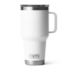 YETI Rambler Travel Mug with Stronghold Lid, 887 mL - White