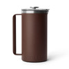 YETI Rambler French Press with Twist-To-Lock French Press Lid, 1.9 L / 64 oz: Wetlands Brown