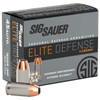 Sig Sauer Elite Defense V-Crown Ammunition: 45 Auto, 185 gr, JHP, 995 fps, Model E45AP0-20