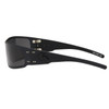 Gatorz Magnum Eyewear: Black Cerakote Frame w/Black Logo, Smoke Polarized Lens