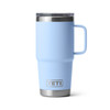 YETI Rambler Travel Mug with Stronghold Lid, 591 mL / 20 oz: Big Sky Blue