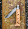 Opinel N°08 Engraved Hiking Knife: Alpine Adventures