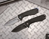 Buck Knives 713 Ruckus Knife: 3.5", D2 Drop-Point Blade, Black/Blue Aluminum Handle, Model 0713BLS-C
