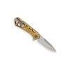 Buck Knives 814 Mini Trace Knife: 2.43", 7Cr17MoV Drop-Point Blade, Bronze Aluminum Handle, Model 0814BRS-C