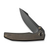 WE Knife Ryson Knife: 3.33" Bohler M390 Harpoon Blade, Bronze Titanium Handle, Model WE24086-3