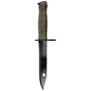 Waffentechnik B2K Bayonet: 7", 440C, Plain Edge, Black Blade, Green Handle, Model WKB2K