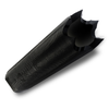Infinite Product Solutions 13/16-16 Knurled Spiked Sound Redirect Sleeve 5.75": Black Aluminum