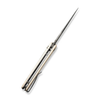 CIVIVI Incindie Knife: 3.48", Spear Point, Plain Edge Blade, Ivory G10 Handle, Model C23053-DS1