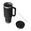 YETI Rambler Travel Straw Mug w/ Colour-Matched Straw Lid, 1.18 L / 40 oz: Black