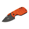 Boker Subcom 2.0 Orange Knife: 2.28", D2 Blade, Orange Zytel Handle, Model 01BO528