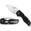 Spyderco Lil' Native Knife: Plain Edge, Black G-10, Back Lock, Model C230MBGP