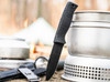Boker H&K MP7 Personal Duty Knife: 4.44", 14C28N, Drop Point, Plain Edge, Black Blade, Black FRN Handle, Model 02HK001