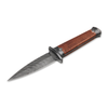 Boker P08-Damast Dagger Knife: 3.23", Damascus Blade, Rosewood Handle, Model 121515DAM