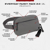 Vertx Everyday Fanny Pack 2.0: It's Black