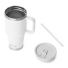 YETI Rambler Travel Straw Mug w/ Colour-Matched Straw Lid, 887 mL / 30 oz: White