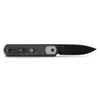 Vosteed Corgi 3" Black Stonewash Knife: 14C28N Drop-Point Blade, Black Micarta Scales, Model CG3S05