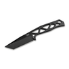 Heckler & Koch FX01: 2.96", D2, Tanto, Plain Edge, Black Blade, Skeletonized Handle, Model 02HK002
