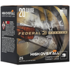 Federal High Over All Ammunition: 20 Gauge, 2-3/4", #8, Lead, 7/8 oz, 2-1/2 DE, 1200 fps, Model HOA20 8