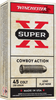 Winchester Super-X Ammunition: 45 Colt, 250 Grain, Cowboy Action Lead Flat Nose, 750 fps