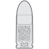 Winchester Target & Practice Ammunition: 45 ACP, 230 gr, FMJ, 835 fps, Model USA45AVP