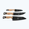 Benchmade 3 Piece Knife Set: Maple Valley Richlite