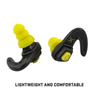 ULTRX Shift Adjustable Protection Ear Plugs, Grey / Yellow