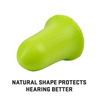 ULTRX Tapered Foam Ear Plugs, Lime