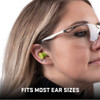 ULTRX Tapered Foam Ear Plugs, Lime: 25-Pairs