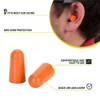 ULTRX Foam Ear Plugs, Orange: 50-Pairs