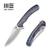 WE Knife Dracarys Flipper & Thumb Stud Knife Flamed Titanium Handle (3.58" Satin Finished Bohler M390 Blade) Model WE25061B-3
