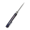 WE Knife Dracarys Flipper & Thumb Stud Knife Flamed Titanium Handle (3.58" Satin Finished Bohler M390 Blade) Model WE25061B-3