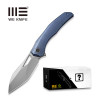 WE Knife Ignio Mystery Box Blue Titanium Handle (3.3" Stonewashed CPM 20CV Blade) Model WE22042B-3 MB
