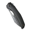 WE Knife Ignio Mystery Box Black Titanium Handle (3.3" Hakkapella Damasteel Blade) Model WE22042B-DS1 MB