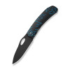 WE Knife Inmate Front Flipper & Thumb Hole Knife Titanium Handle (3.7" CPM 20CV Blade) Model WE23096B-2