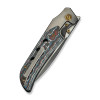 WE Knife WEKNIFE WE-Guthrie Thumb Stud & Front Flipper Knife Titanium & FatCarbon Fiber Handle (3.94" CPM 20CV Blade) Model WE23072B-3