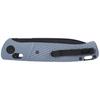 CRKT Counterpart Crossbar Lock Knife: Drop Point, Plain Edge, Black Oxide Blade, Grey GRN, Model K430GKP