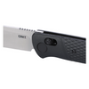 CRKT Counterpart Crossbar Lock Knife: Drop Point, Plain Edge, Satin Blade, Black GRN Handle, Model K430KXP