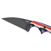 CRKT Minimalist Wharncliffe Knife: Plain Edge, Stonewash Blade, Multicoloured G10 Handle, Model 2385G