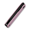 CIVIVI CIVIVI Kukei Front Flipper Knife Powder Pink G10 Handle With 1PC Black Leather Sheath, Model C25036-1