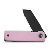 CIVIVI CIVIVI Kukei Front Flipper Knife Powder Pink G10 Handle With 1PC Black Leather Sheath, Model C25036-1