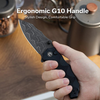 CIVIVI Natterjack Thumb Stud & Button Lock Knife G10 Handle, Model C24028-DS1