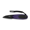 CIVIVI Purr Flipper & Slip Joint Knife Purple & Black G10 Handle, Model C25054-3