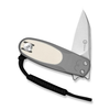 CIVIVI Purr Flipper & Slip Joint Knife Gray & Ivory G10 Handle, Model C25054-1