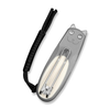 CIVIVI Purr Flipper & Slip Joint Knife Gray & Ivory G10 Handle, Model C25054-1
