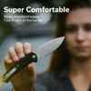 CIVIVI Mini Praxis Flipper Knife: G10 Handle, 2.98" D2 Blade | C18026C-2