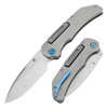 Kansept Hazard | Bali Lock | Stonewashed Titanium Handle | 3.63" CPM S35VN | Steven Dunnuck Designed | K1104H1