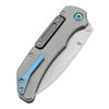 Kansept Hazard | Bali Lock | Stonewashed Titanium Handle | 3.63" CPM S35VN | Steven Dunnuck Designed | K1104H1