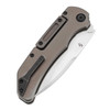 Kansept Hazard | Bali Lock | Bronze Anodized and Stonewashed Titanium Handle | 3.63" CPM S35VN | Steven Dunnuck Designed | K1104H4