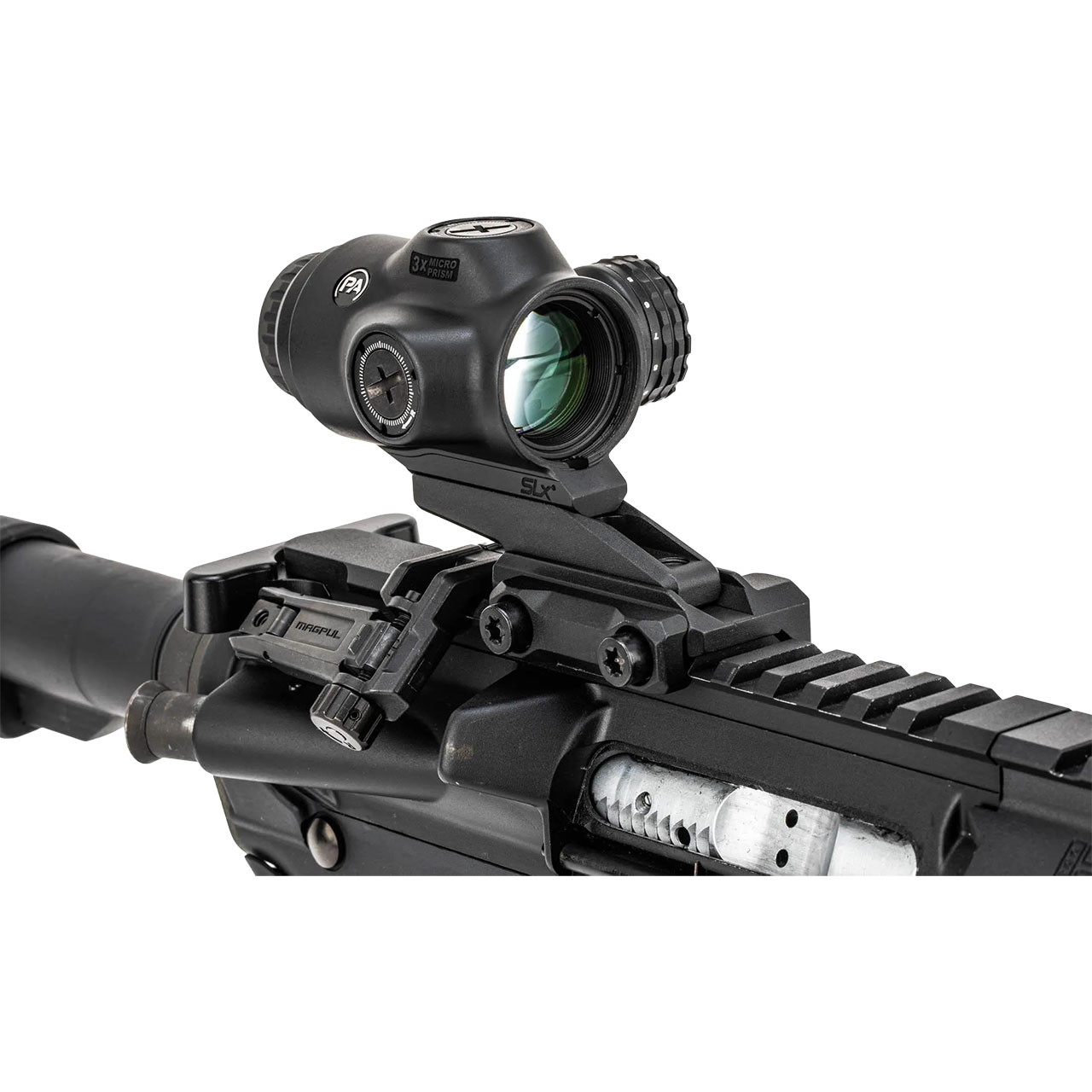 Primary Arms SLx 3x MicroPrism Riflescope, Black: ACSS Raptor 5.56