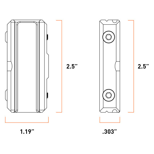 Cloud Defensive LCS For SureFire: Aluminum, Picatinny, Black